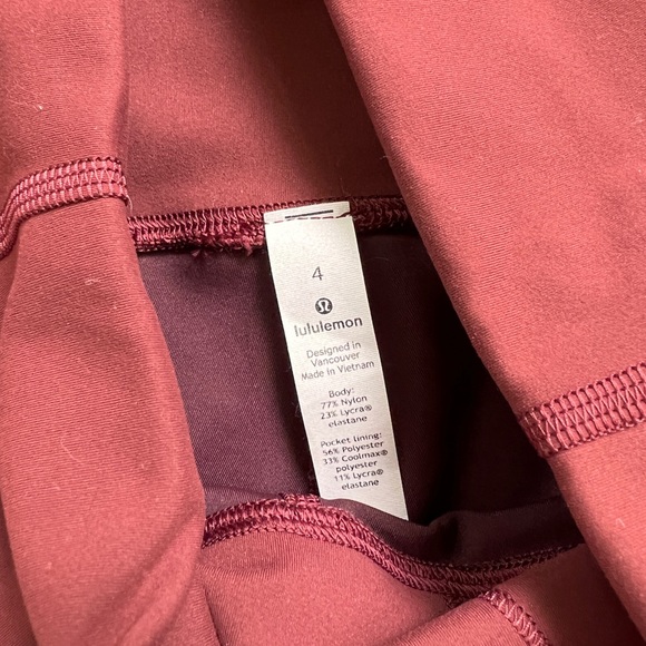 Lululemon Wunder Train HR Crop 21”, Savannah - Picture 6 of 9